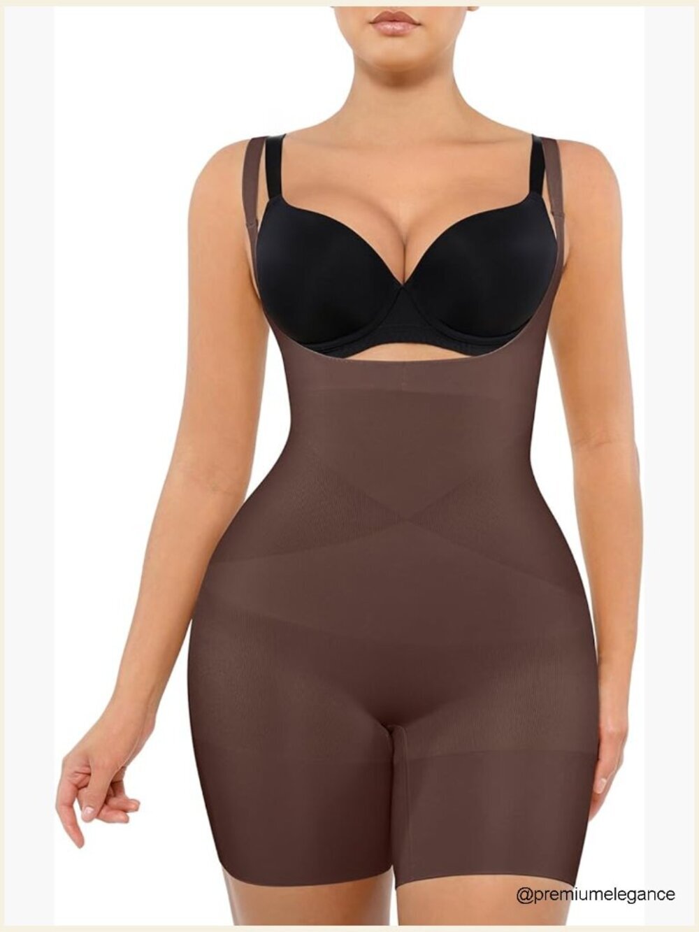 Tummy Control Body Shaper Seamless Faja Open Crotch Shapewear Bodysuit